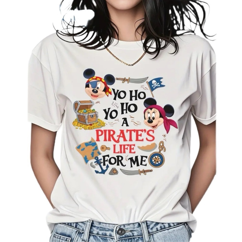 Women’s Disney Inspired “Pirate's Life” Graphic T-Shirt - Size XL - NWOT